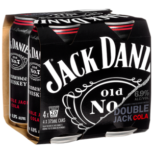 Jack Daniel's Double Jack & Cola 4pk Cans