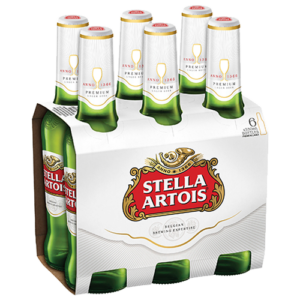 Stella Artois 6pk Stubbies