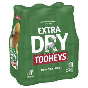 Tooheys Extra Dry 6pk Stubbies