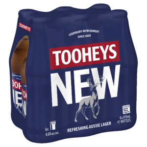Tooheys New 6pk Stubbies