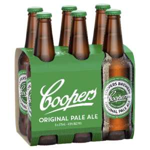 Coopers Pale Ale 6pk Stubbies