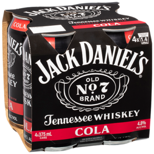 Jack Daniel's 4.8% 4pk Cans