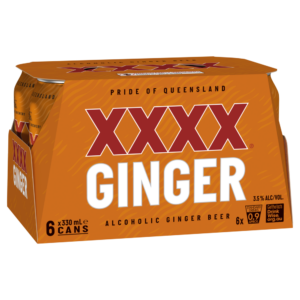 XXXX Ginger Beer 6pk Cans