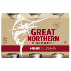 Great Northern Original Lager Cans 6pk